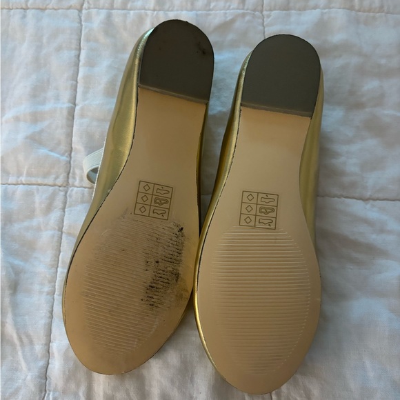 Jcrew Strappy Ballet Flats in Golden Honey - Picture 2 of 2